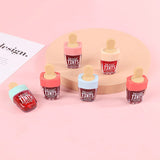 Ice cream liquid lip gloss, ice cream liquid lipstick set, dyed lips, long-lasting color development, moisturizing
