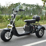 Trottinette électrique 3 roues pour adulte, moteur 2000 W, vitesse maximale 35-45 km/h, charge maximale 250 kg, pneus larges tout-terrain de 18 pouces