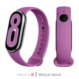 Correas deportivas para Xiaomi Mi Band 8-9 NFC, repuesto de pulsera de silicona Mi Band 9/8, resistente al agua, accesorios para Mi Band 9