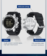 Men Dive Computer Watch Waterproof 100M Smart Digital Free Diving Watches Barometer Compass Temperature Clock - Lootquake