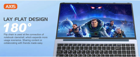 ACEMAGIC 15.6" Ultra Slim Laptop 16GB RAM 512GB SSD Intel N97 Notebook Gamer 1920*1080 Display Office Study Computer Windows 11 - Lootquake