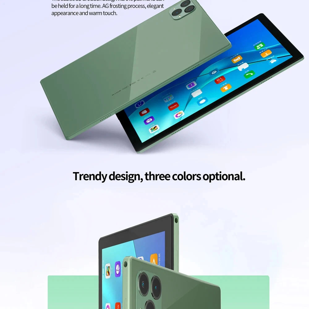 Nueva tableta Android 5G Pad Pro de 10,1 pulgadas con 8 GB de RAM, 512 GB de ROM, ocho núcleos, soporte para llamadas, tarjeta SIM dual, batería de 8000 mAh