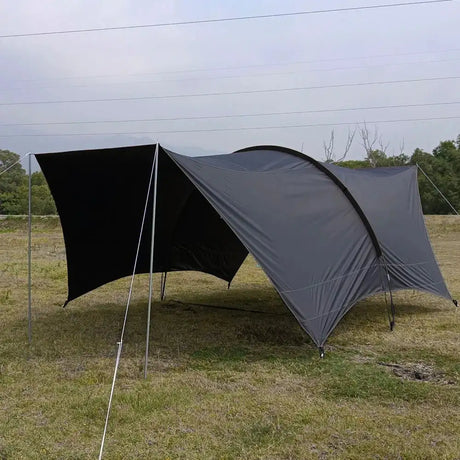 Large Camping Dome shelter Fire shelter Bull shelter type tent oversized habi tarp shelter Habitat Tunnel type Camping Shelter - Lootquake