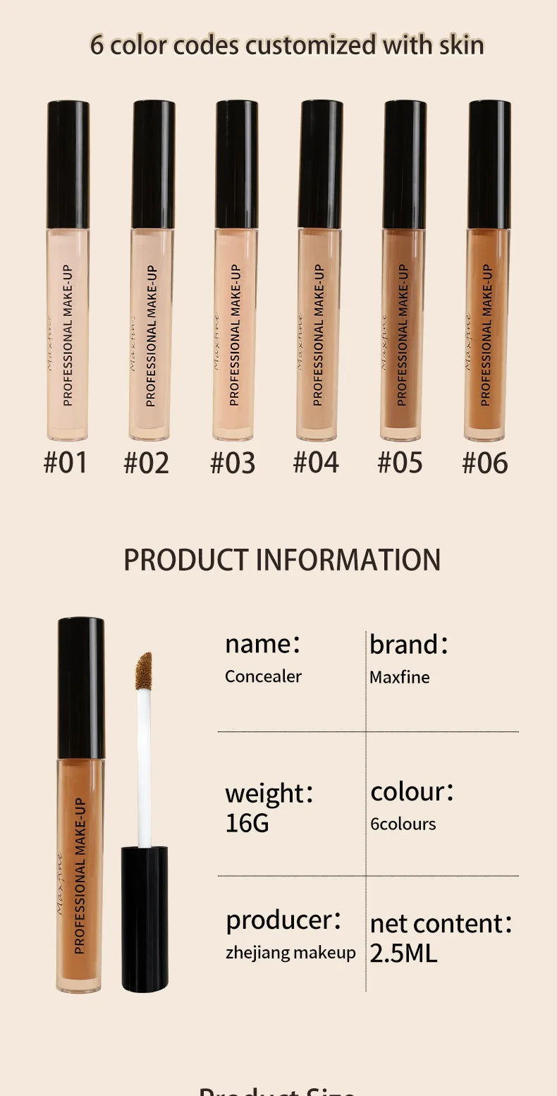 Fond de teint liquide anti-cernes pour une hydratation longue durée et un maquillage délicat et difficile à démaquiller
