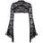 Lace Shrugs Sheer Crop Tops Long Bell Sleeves Cardigan Women Dark Gothic Wedding Punk Sexy Crochet Bolero Cover Up Shirt - Lootquake