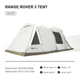 MOBI GARDEN Camping LS4 Tunnel Tent Living Shell Tent Large Blow Tent Invite Space Two Bedrooms