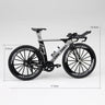 Creative Alloy Bicycle Model Ornament Mini Metal Bike Toy Collectible