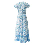 2024 Summer Leisure Hot Sale Holiday Printed Dress Sexy Long Dress Women's Wear - Lootquake