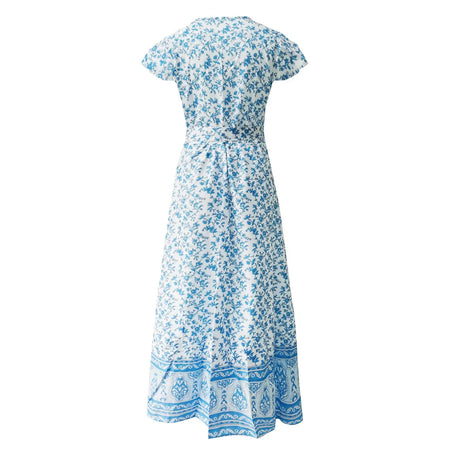 2024 Summer Leisure Hot Sale Holiday Printed Dress Sexy Long Dress Women's Wear - Lootquake
