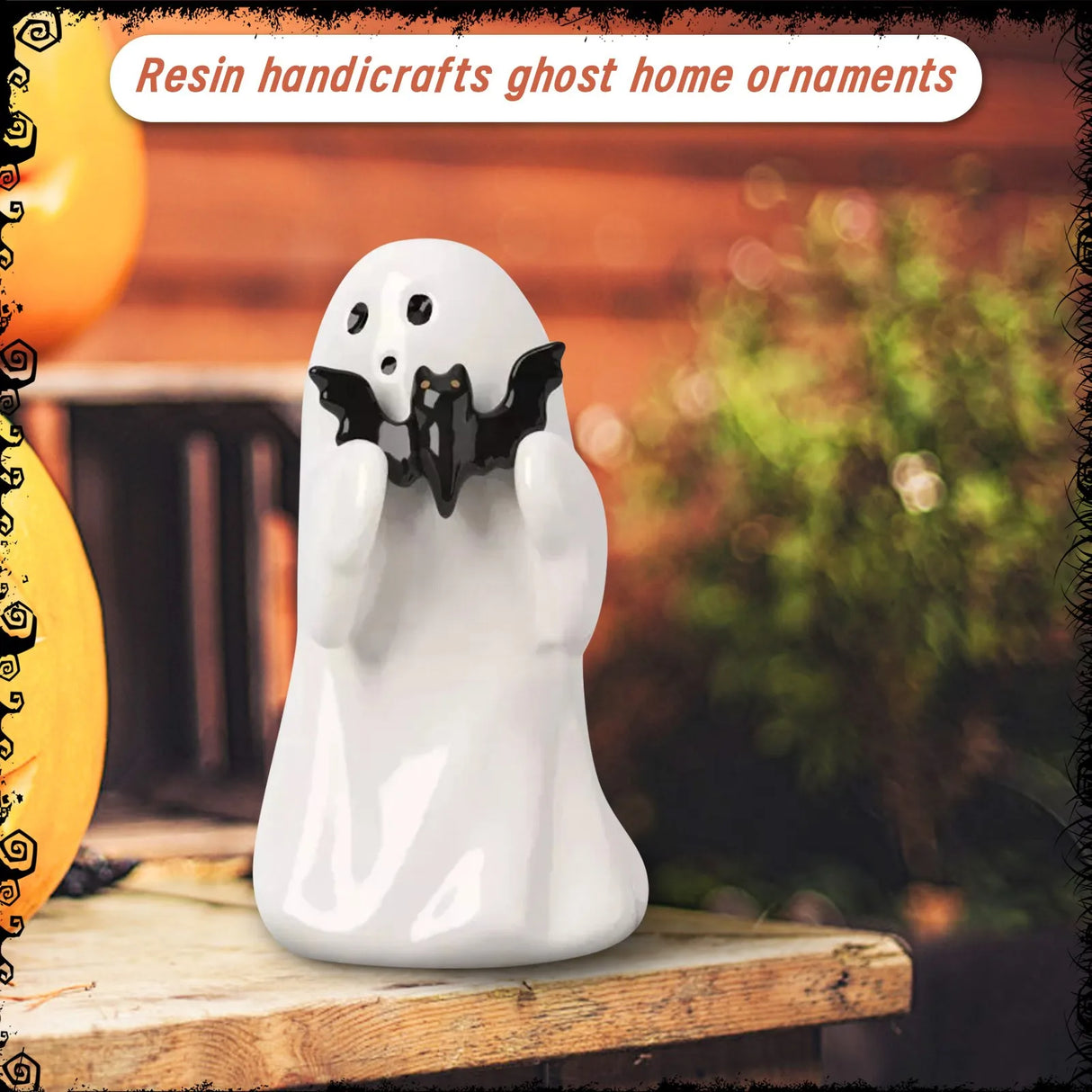 Halloween Party Atmosphere Decoration Resin Crafts Ghost Home Decorations Home Furnishings Festival Gifts