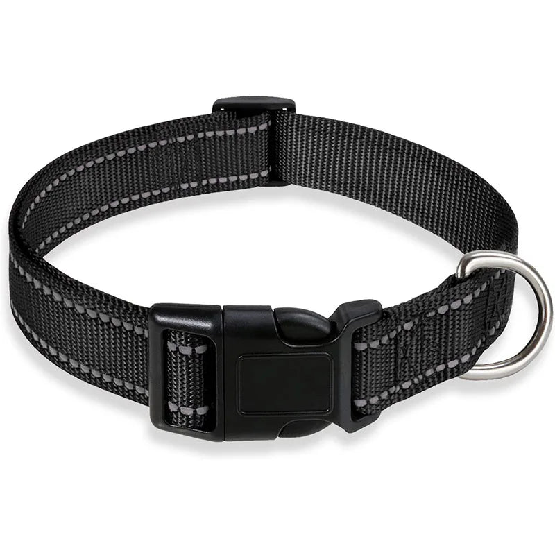 1.2/1.5/1.8M/Night Reflective Pet Towing Rope Collar Nylon Reinforcement Rope Walking Dog Towing Rope Collar Strap Dog Rope
