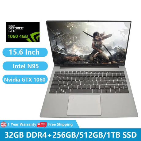 2024 AMD Laptops Gaming Office Business Notebooks Win11 15.6 inch IPS Ryzen7 5700U 8 Cores 32GB DDR4 2TB PCIE 9000mAh - Lootquake