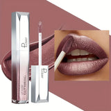 1Pcs Luxurious Golden Bar Lipstick: Long-Lasting Matte Velvet Finish with Non-Fading & Waterproof Properties