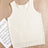Top Women's loose-fitting striped, spicy Casual Sleeveless Top with round neckline and off-the-shoulder outdoor tank top, summer - Lootquake