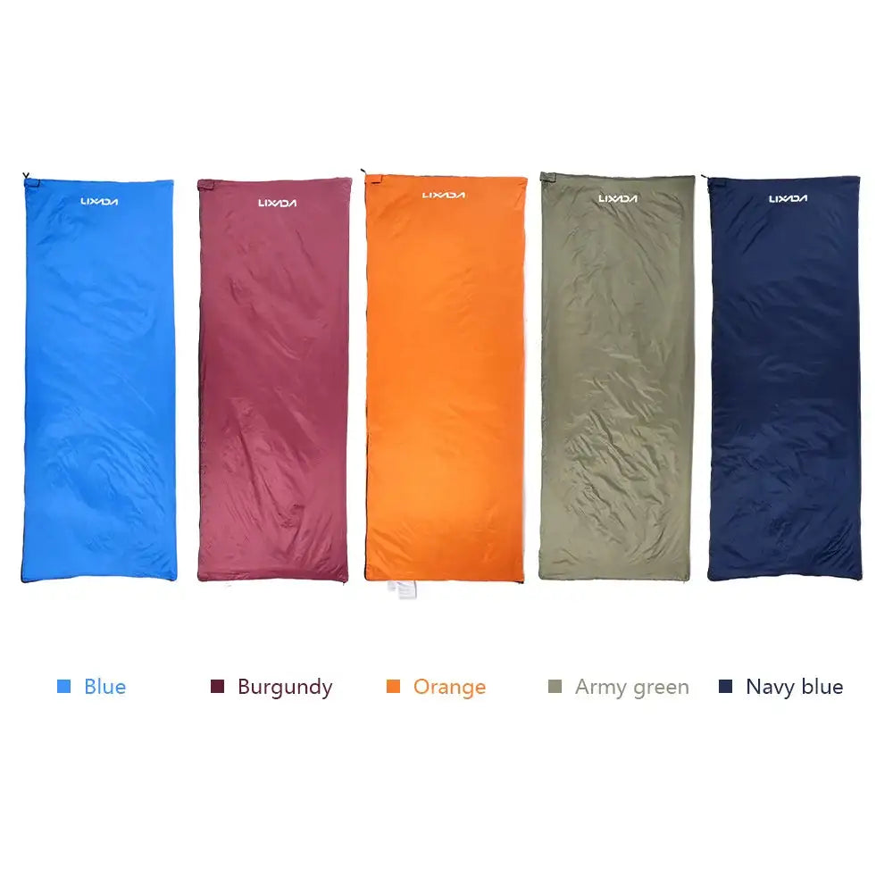 Saco de dormir portátil para exteriores Lixada de 190 x 75 cm, para acampar, viajar, senderismo, multifunción, ultraligero, 680 g, para mochileros.
