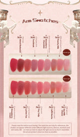 Flower Knows Strawberry Rococo Series Cloud Lip Cream Gloss à lèvres longue tenue Velvet Lip Tint Rouge à lèvres pour femmes Cosmétique