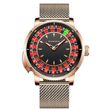 Pindu Player Gambling Series Men's Watch European Roulette Poker Game Fully Automatic Mechanical Sports Design Party Watch - Lootquake