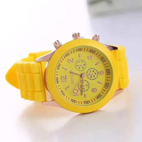 Watch Hot Sales Geneva Brand Silicone Women Watch Ladies Fashion Dress Quartz Wristwatch Female Watch Montre Relogio Feminino - Lootquake