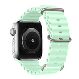 Silicone Strap For watch band 44mm 40mm 49mm 45mm 41mm 38mm accessorie correa bracelet iWatch Ultra 2 series 7 6 5 se 8 9 - Lootquake