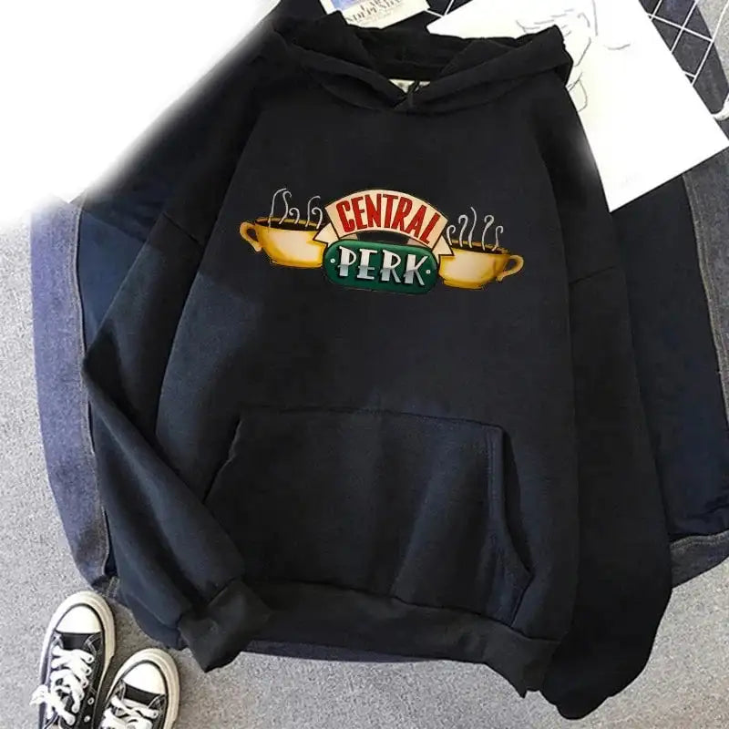 Funny Cartoon Friends Tv Show Hoodies Printed Men Woman Fashion Hoodie Hooded Sweatshirts Pullovers Unisex Tracksuits Clothing - Lootquake