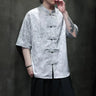 Mens Hawaiian Shirt Short Sleeve Frog Button Down Tunic Collar Tropical Shirts Casual Summer Streetwear Beach Shirt for Man 5XL - Lootquake