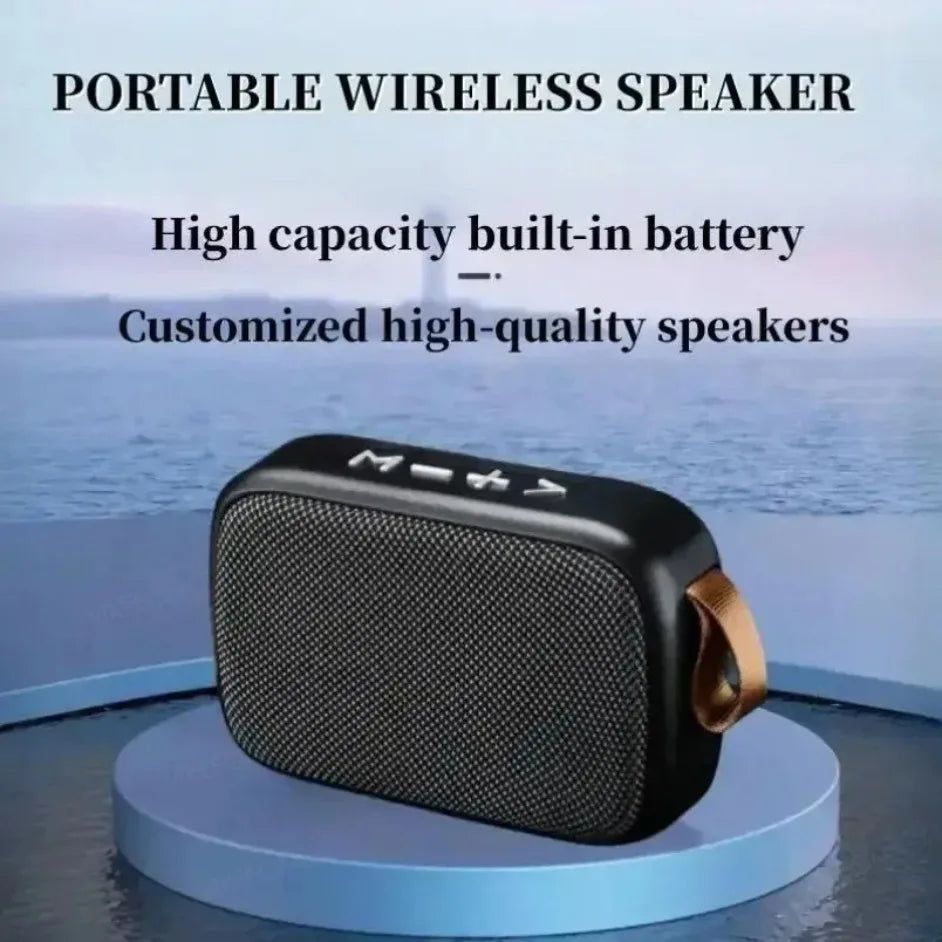 Barra de sonido inalámbrica portátil con Bluetooth 5.0, batería de 500 mAh, altavoces HIFI personalizados de alta calidad para deportes en interiores y exteriores.
