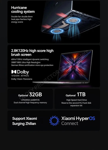 XIAOMI REDMI Book 14 2025 Intel Core 5 220H Intel integrated Graphics 16/32GB RAM 512G/1TB SSD 2.8K 120Hz Screen - Lootquake