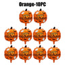 Halloween Balloon Decor Set with Pumpkin Skull Foil Balloons for Spooky Themed Party and Fun Cartoon Shaped Balloons