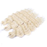 24" Orange Twist Crochet Hair | Synthetic Deep Wave Braiding Hair Extensions | Water Wave Hair | Heat Resistant Fiber | 60 Strands/Pack