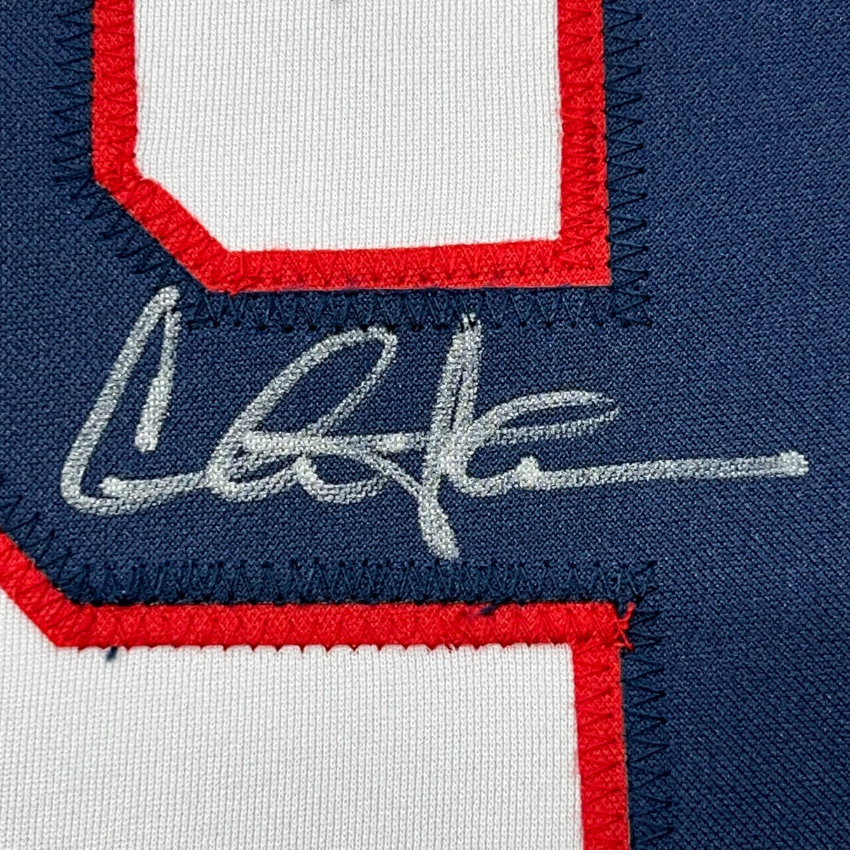 Camiseta de béisbol enmarcada, autografiada y firmada por Charlie Sheen, 35 x 39, de la película Wild Thing, Ricky Vaughn, de las Grandes Ligas, JSA COA