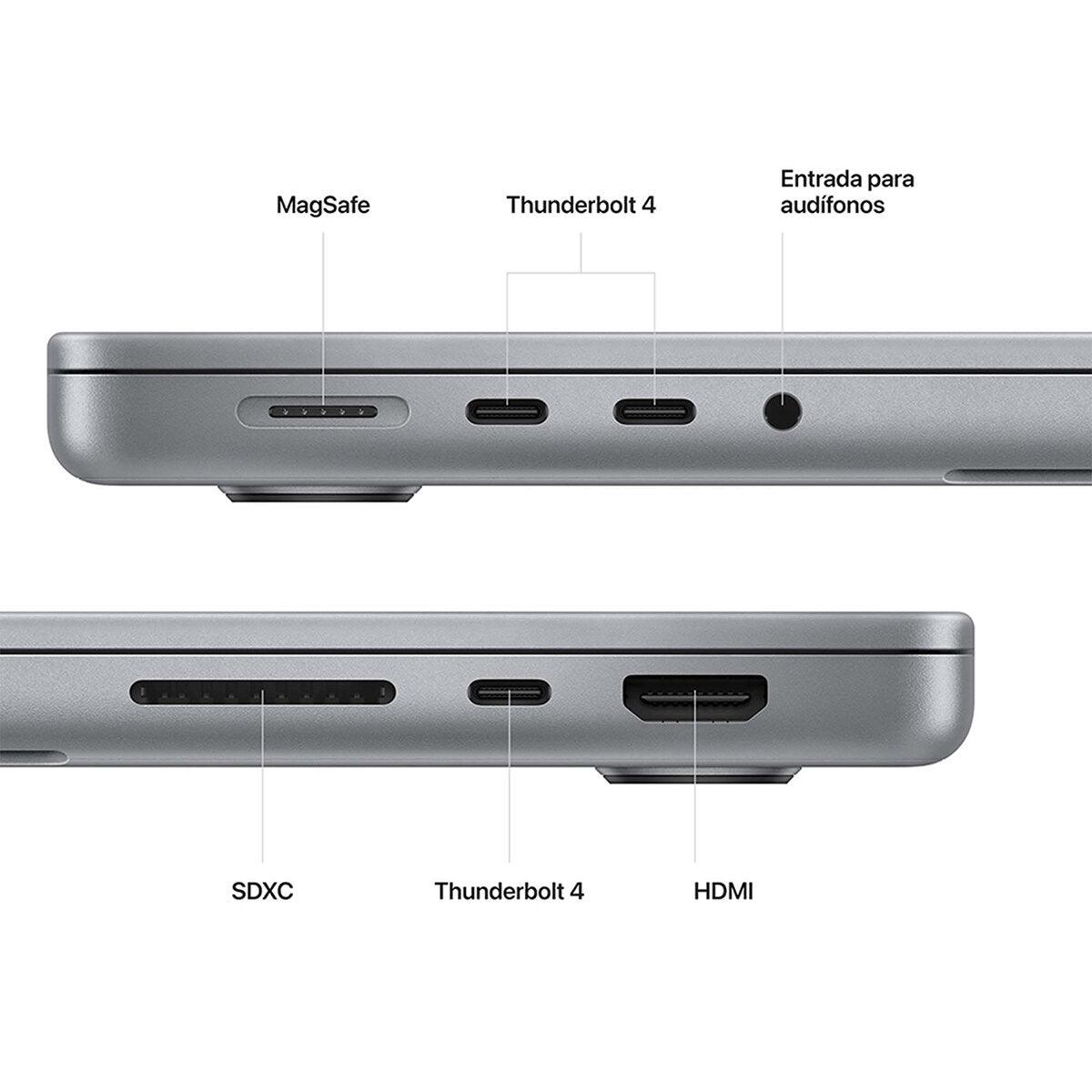 2021 Apple MacBook Pro 14-inch M1 Max 10-Core CPU 32-Core GPU — Up to 64GB RAM 8TB SSD | Space Gray