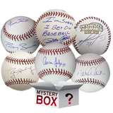 Caja misteriosa de béisbol oficial de la MLB autografiada/firmada por Rawlings con PSA JSA o Beckett COA 