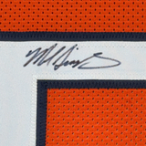 Camiseta de fútbol americano naranja de Chicago, enmarcada, autografiada y firmada por Mike Singletary, HOF 98, 35 x 39, JSA COA