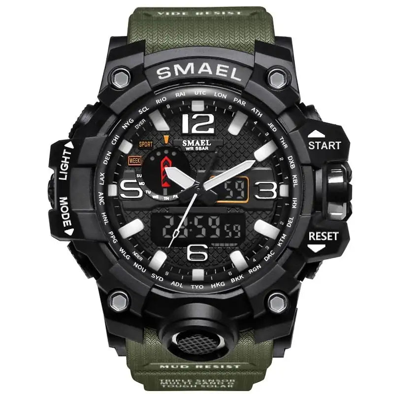 Relojes deportivos para hombre de la marca SMAEL con doble pantalla