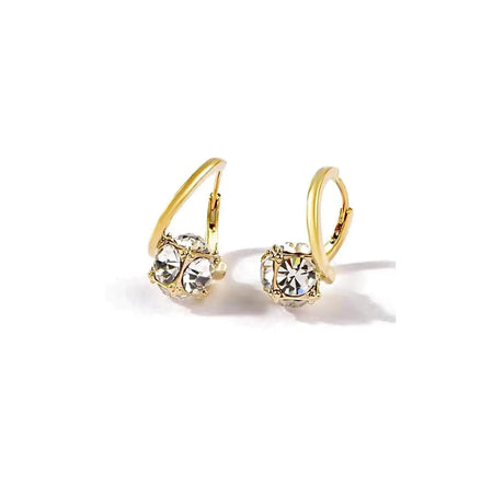 Lymphvity Earrings for Women Lymphatic Germanium Earrings Lymphatic Drainage Earrings Histone Lymphvity Acupuncture Therapy Earrings Lymph Cubic Zirconia Hoop Earrings Jewelry for Women (gold) - Lootquake