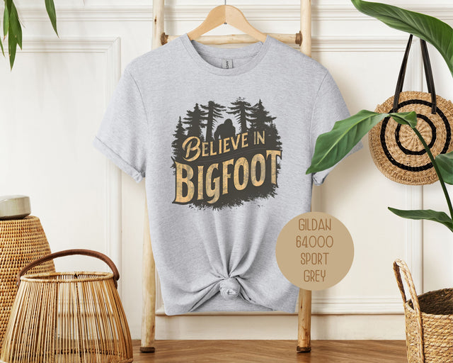 I Believe in Bigfoot Shirt-10