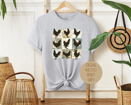 Cute Boho Chickens Shirt-11
