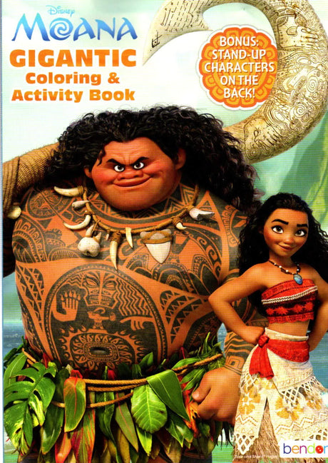 Disney - Moana - Gigantic Coloring & Activity Book - 200 Pages - Lootquake