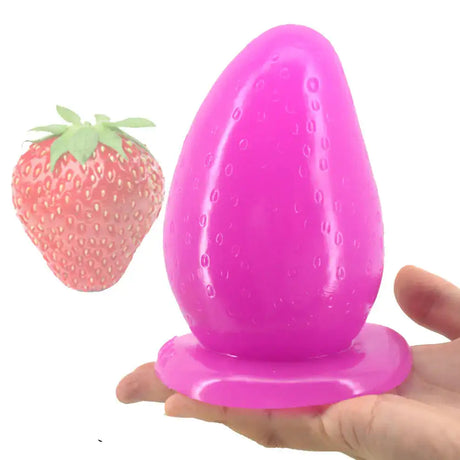 Mini Strawberry Texture Adult Toy and Butt Plug - Lootquake