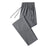 Mens Joggers with Zipper Pockets Athletic Pants Workout Trousers Outdoor Sports Running Sweatpants Gym Fall Pants (Bottom Grey 4XL) - Lootquake