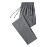 Mens Joggers with Zipper Pockets Athletic Pants Workout Trousers Outdoor Sports Running Sweatpants Gym Fall Pants (Bottom Grey 4XL) - Lootquake