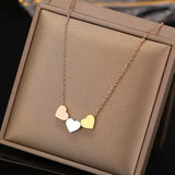 Stainless Steel Sweetheart Necklaces with Charms for Women - Lootquake