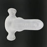Tapón anal hueco de silicona blanda - Juguete para adultos