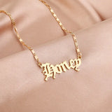 Gold Stainless Steel "Angel" and "Princess" Necklaces - Lootquake