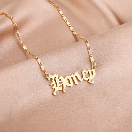 Gold Stainless Steel "Angel" and "Princess" Necklaces - Lootquake