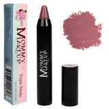Lápiz labial Triple Sticks, rubor en crema y tratamiento en color Toasted Berry