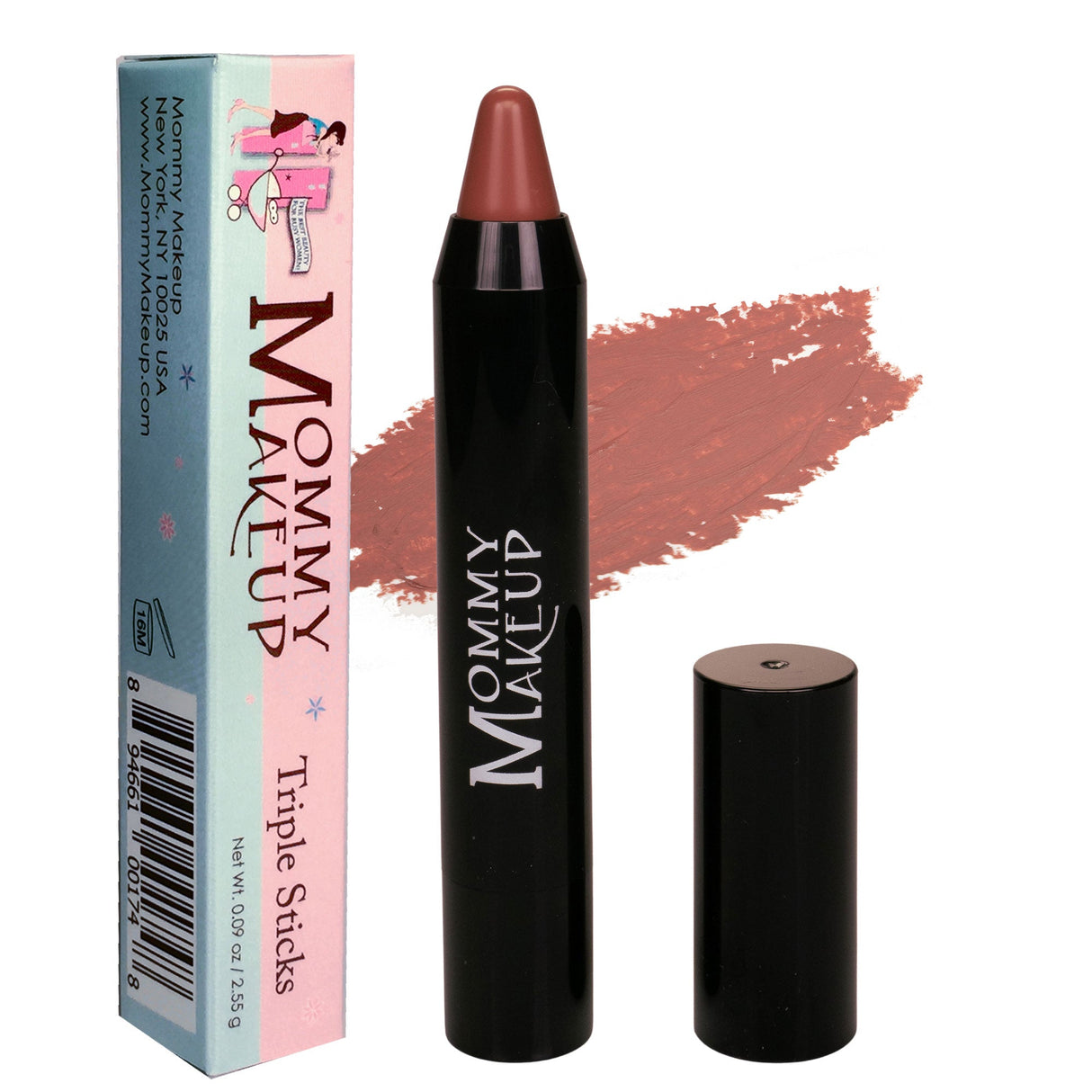 Lápiz labial Triple Sticks, rubor en crema y tratamiento en jengibre y especias