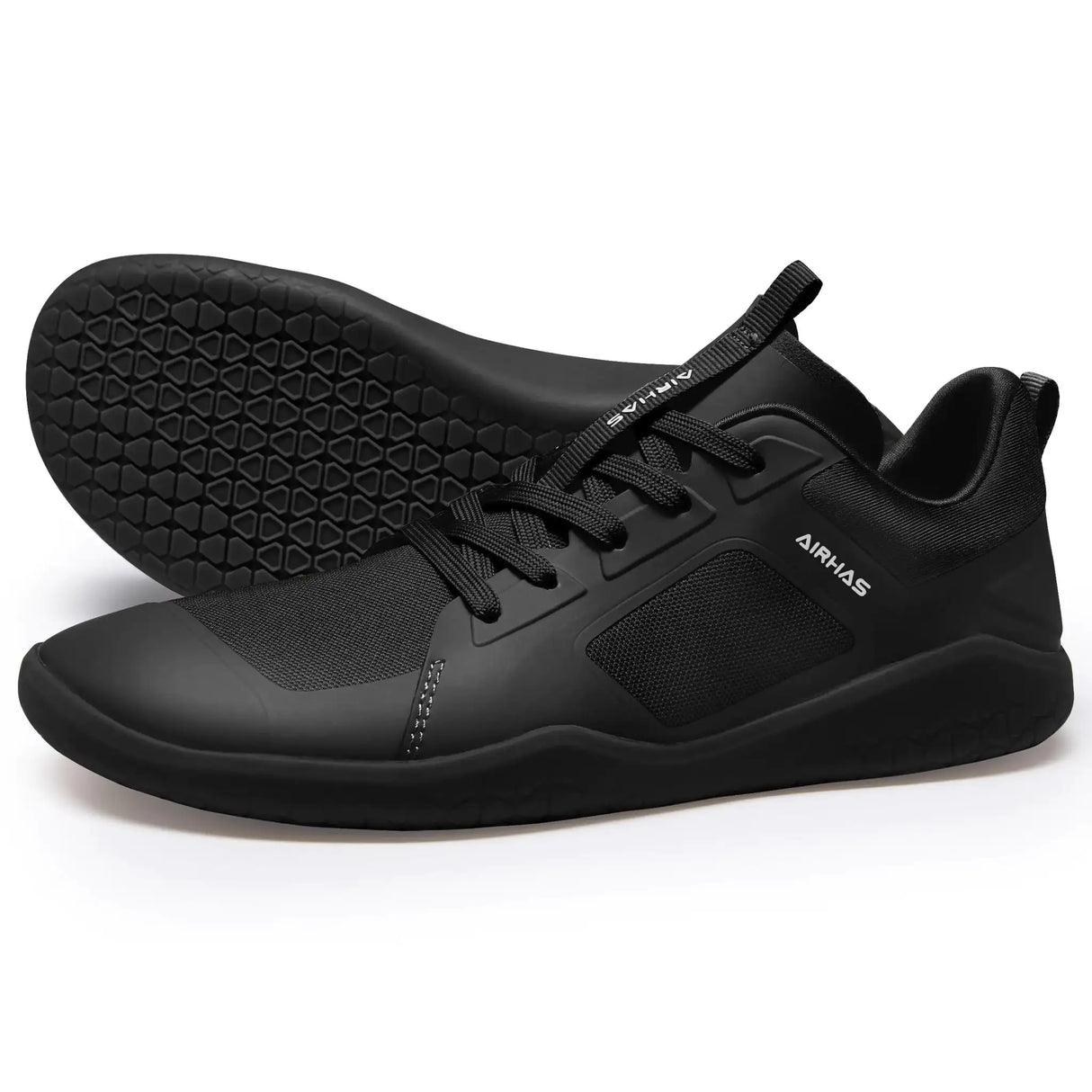 AIRHAS Womens Barefoot Shoes Minimalist Gym Shoes for Women Lightweight Cross Training Running Shoes(Black9.0) - Lootquake