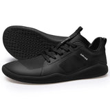AIRHAS Womens Barefoot Shoes Minimalist Gym Shoes for Women Lightweight Cross Training Running Shoes(Black9.0) - Lootquake