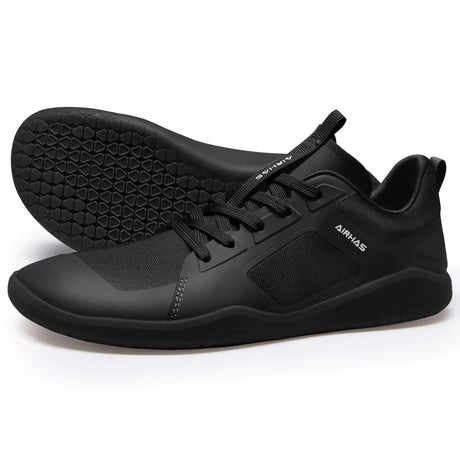 AIRHAS Womens Barefoot Shoes Minimalist Gym Shoes for Women Lightweight Cross Training Running Shoes(Black9.0) - Lootquake